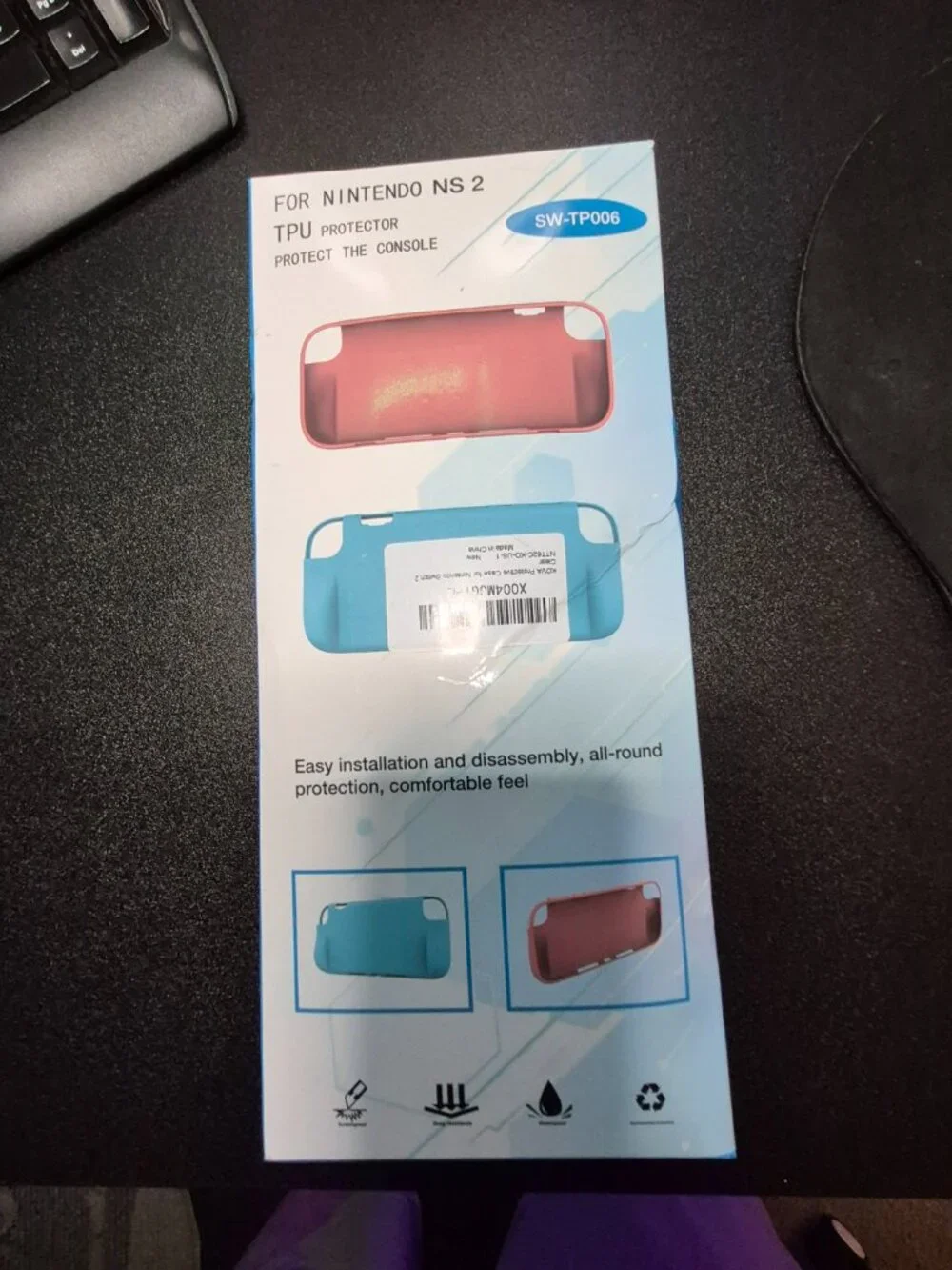 Nintendo Switch 2 Kova Soft Silicone Case + 2 tempered glass screen protectors